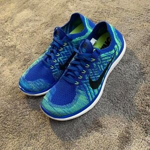 Nike‎ Blue Flyknit Barefoot running shoes